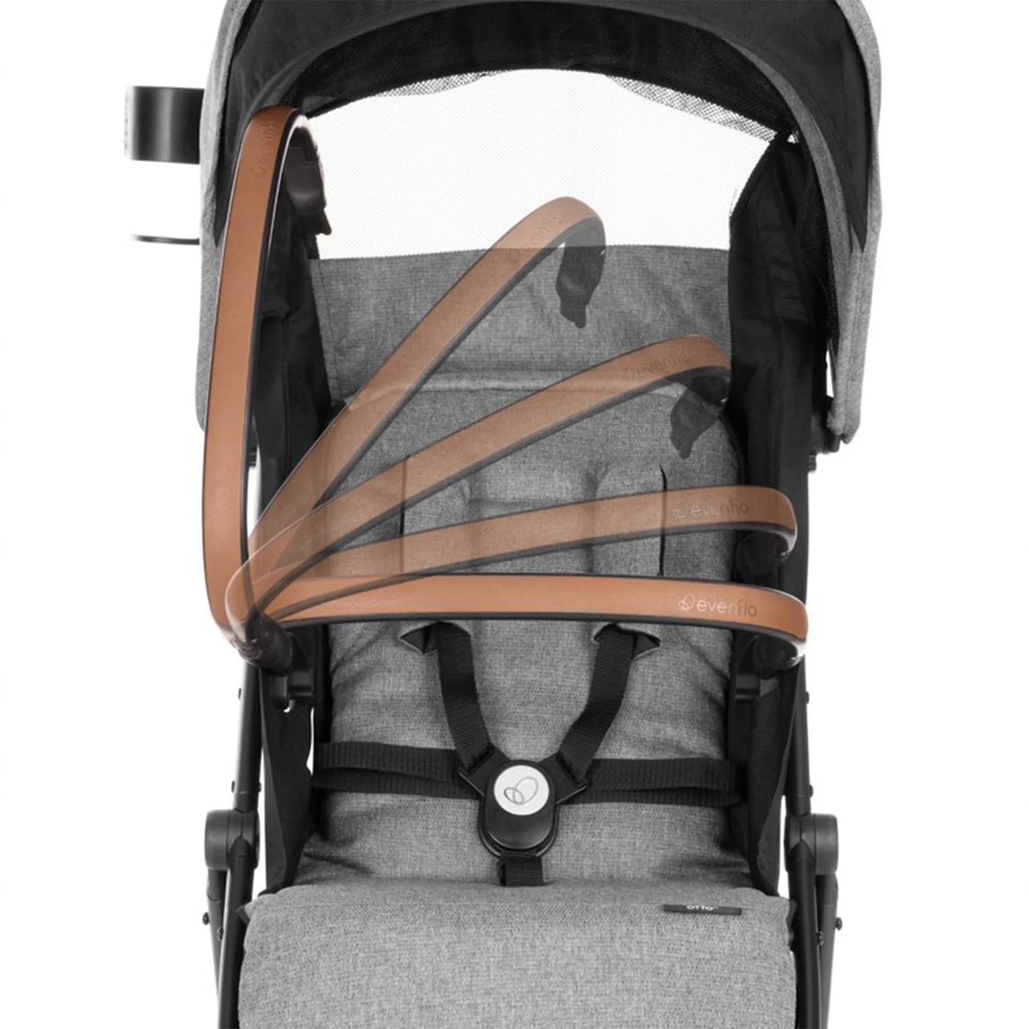 Gold Otto Self Folding Lightweight Kids Travel Stroller, Moonstone Gray