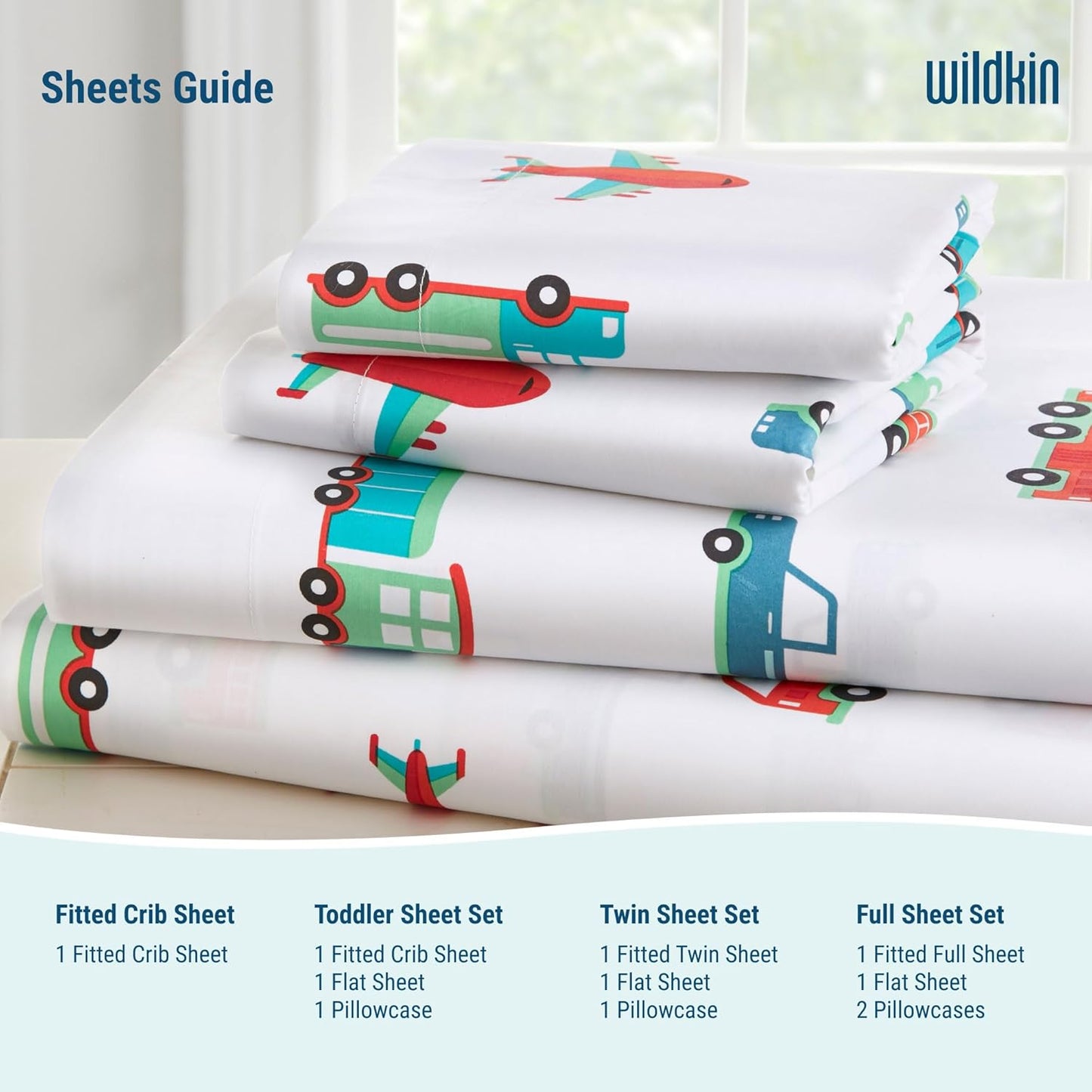 Kids 100% Cotton Flannel Toddler Sheet Set for Boys & Girls, Bed Set Includes Top Sheet, Fitted Sheet, Pillow Case, Flannel Bed Sheets for Cozy Cuddles (Dinosaur Land)