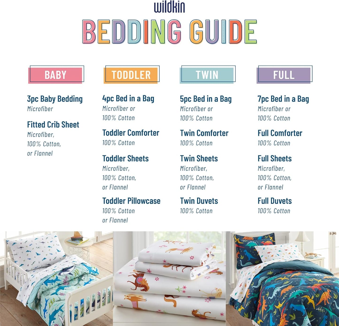 Kids 100% Cotton Flannel Toddler Sheet Set for Boys & Girls, Bed Set Includes Top Sheet, Fitted Sheet, Pillow Case, Flannel Bed Sheets for Cozy Cuddles (Dinosaur Land)