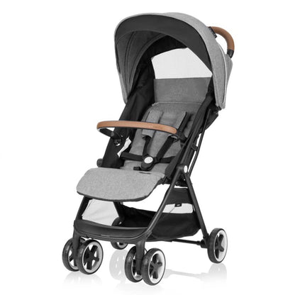 Gold Otto Self Folding Lightweight Kids Travel Stroller, Moonstone Gray